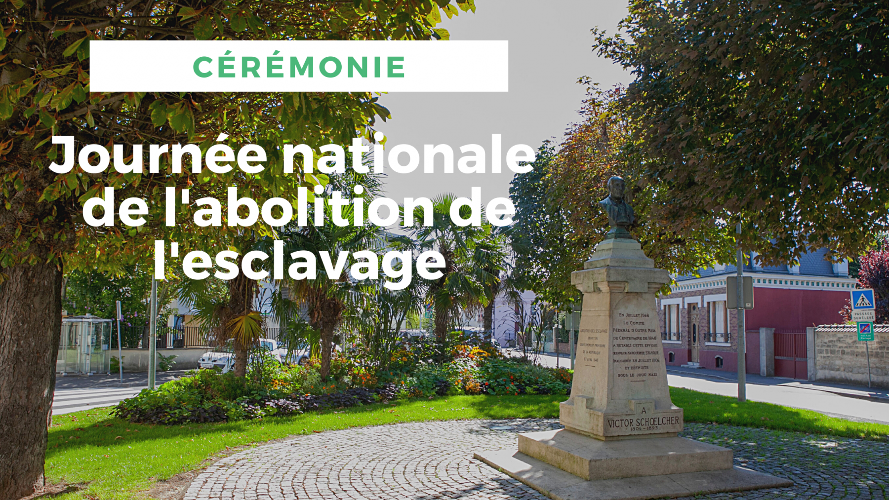 Commémorations - Abolition de l'esclavage