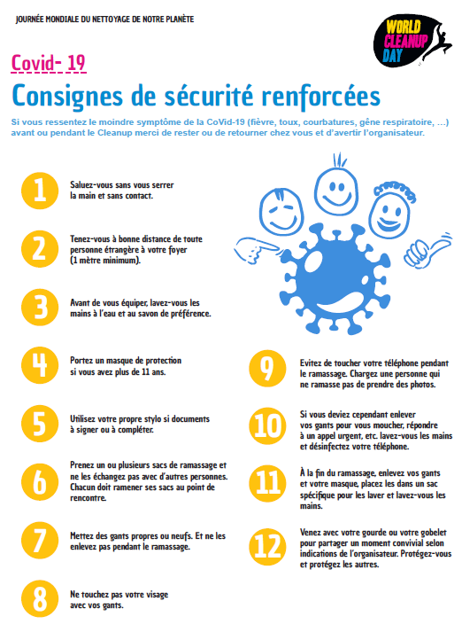 Rappel des consignes sanitaires